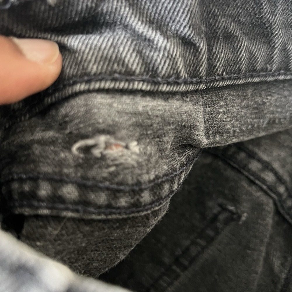 Vintage Levi's 550 Men's 30x32 Black Orange Tab Relaxed Fit Jeans MADE IN USA - Picture 12 of 16